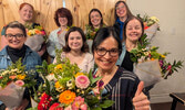 Wrapped bouquet floral workshop